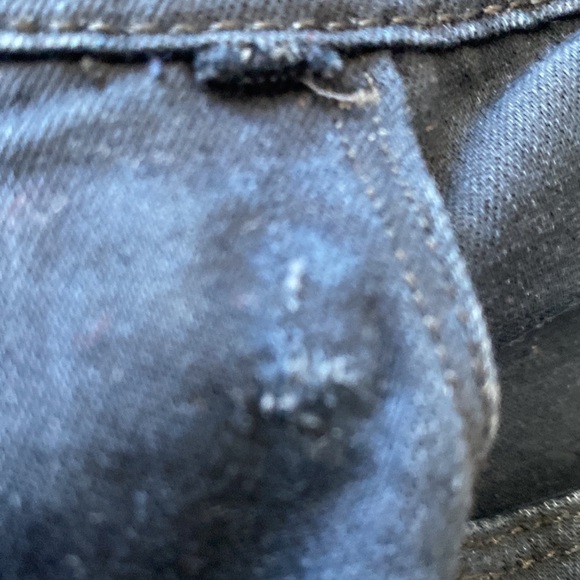 Frame Le High Skinny Raw Stagger Jeans High Rise Skinny Raw Jagged Hem Jeans 25 - Picture 8 of 9